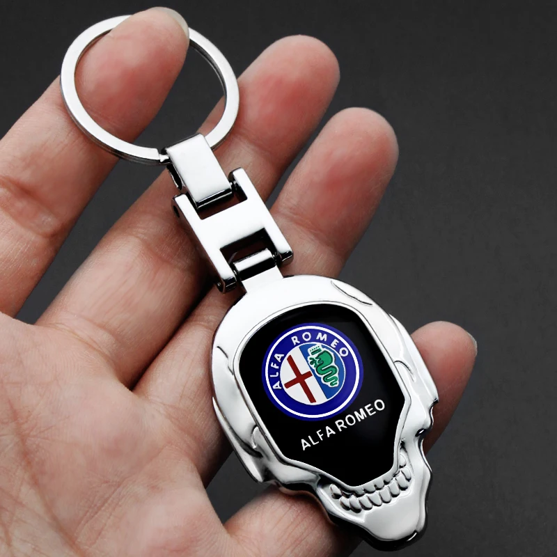 1pcs Car Metal 3D Skull Styling Keychain keyRing Accessories For Alfa Romeo 159 147 145 156 155 Giulietta Mito Giulia Brera 2022
1pcs Car Metal 3D Skull Styling Keychain keyRing Accessories For Alfa Romeo 159 147 145 156 155 Giulietta Mito Giulia Brera 2022