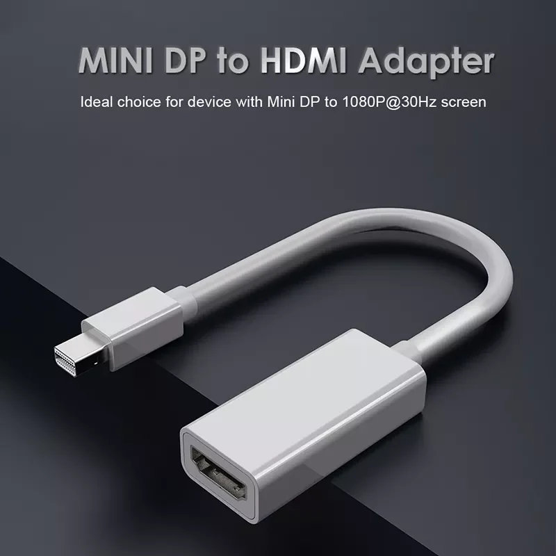 Адаптер Mini DisplayPort-HDMI, конвертер Mini DP в HDMI M/F 1080P 30 Гц для MacBook Pro Air iMac projector C206
Адаптер Mini DisplayPort-HDMI, конвертер Mini DP в HDMI M/F 1080P 30 Гц для MacBook Pro Air iMac projector C206