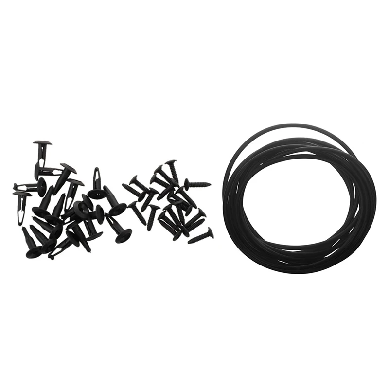 20 Pcs 6Mm Hole Plastic Rivet Trim Panel Retainer Fastener Clips & 1 Pcs Silicone Tube Pipe Hose Tubing 5Mm,1M Black
20 Pcs 6Mm Hole Plastic Rivet Trim Panel Retainer Fastener Clips & 1 Pcs Silicone Tube Pipe Hose Tubing 5Mm,1M Black