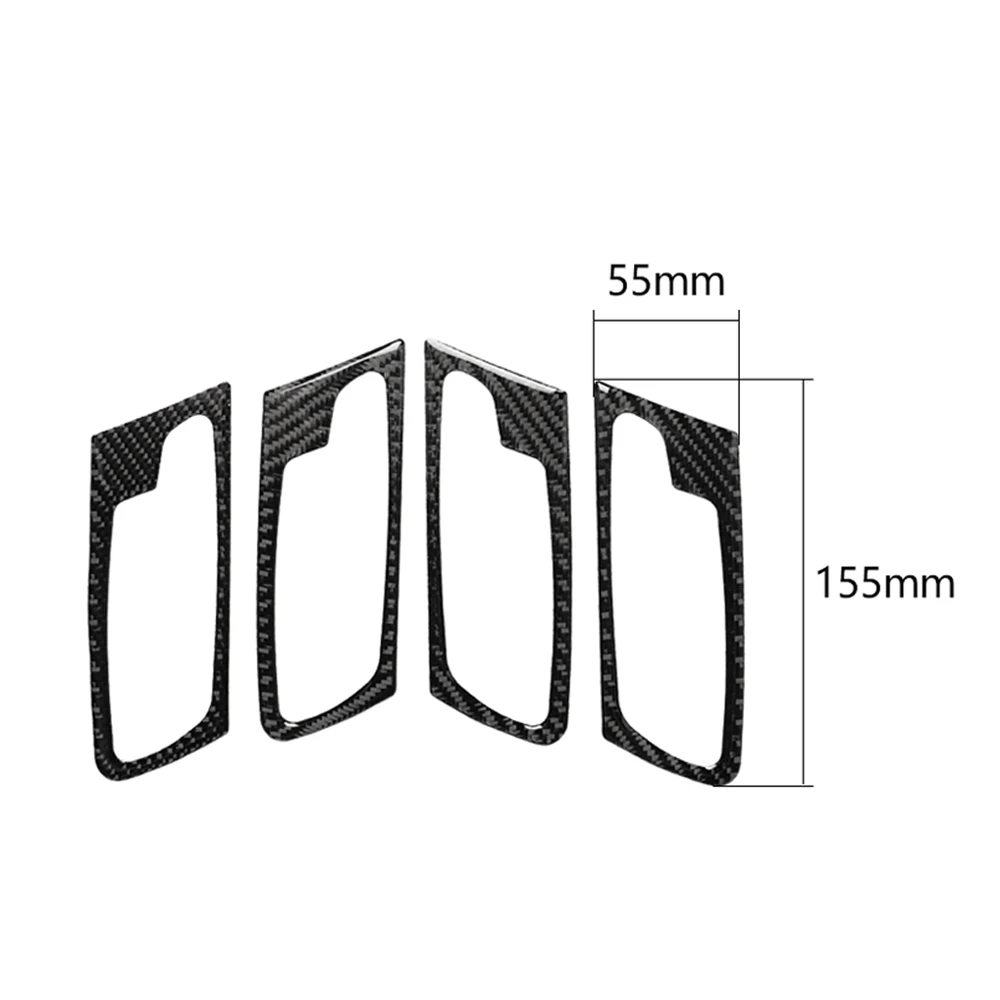 4PCS For BMW X5 E70 X6 E71 2008-2013 Carbon Fiber Inner Door Handle Frame Trim Stickers Interior Decoration Accessories
4PCS For BMW X5 E70 X6 E71 2008-2013 Carbon Fiber Inner Door Handle Frame Trim Stickers Interior Decoration Accessories