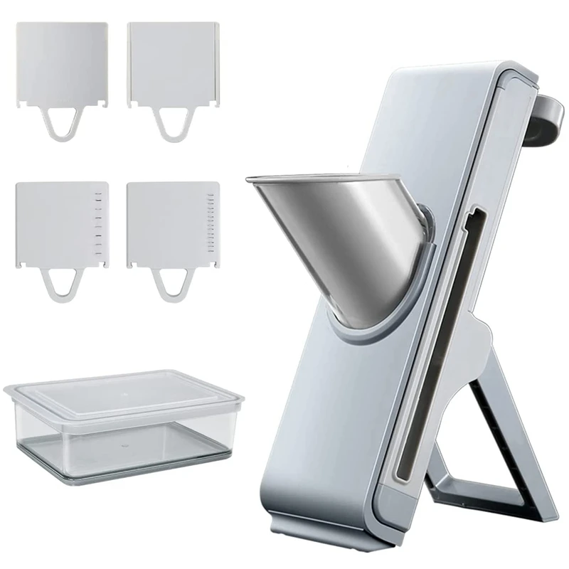 Slicer Is Suitable For Kitchen And Vegetable Chopper Thickness Adjustable Safe Julienne & Slicer Vegetable Slicer
Slicer Is Suitable For Kitchen And Vegetable Chopper Thickness Adjustable Safe Julienne & Slicer Vegetable Slicer