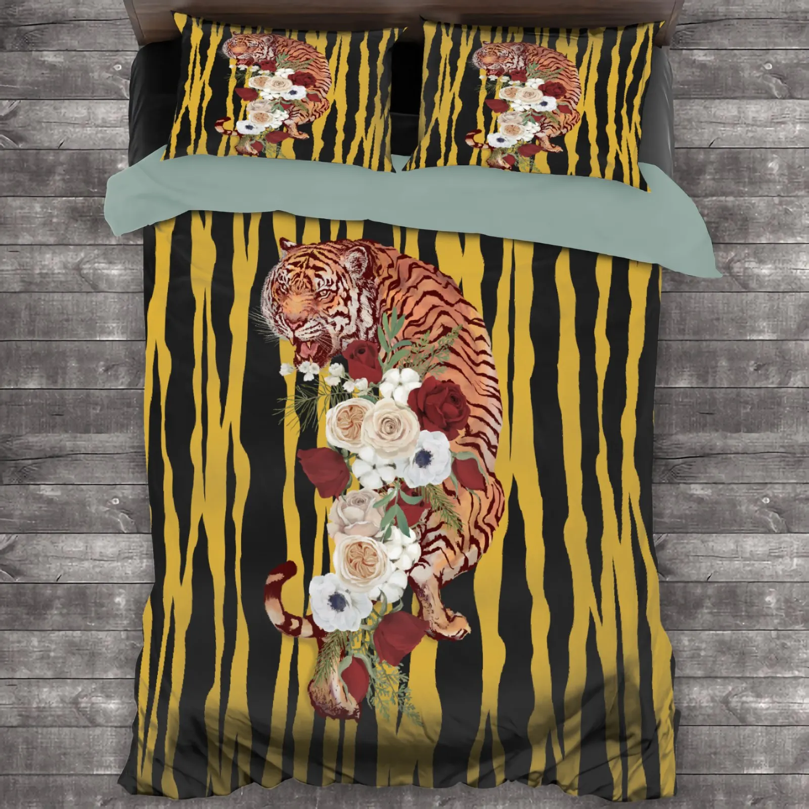 Tiger Print Duvet Cover Pillow Case Bed Sheet for Girls Boys Bedding Covers Set King Queen Twin Size Bedding Sets Soft Home Text
Tiger Print Duvet Cover Pillow Case Bed Sheet for Girls Boys Bedding Covers Set King Queen Twin Size Bedding Sets Soft Home Text