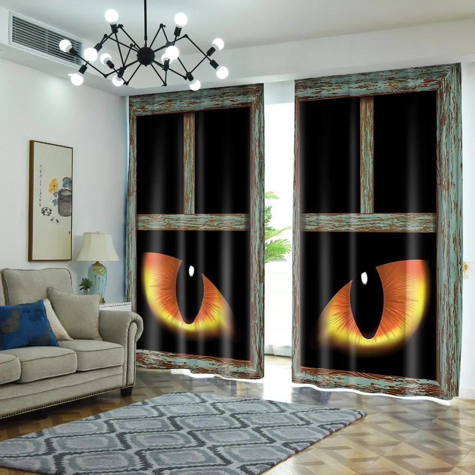 Yellow Cat Eye Blackout Curtain for The Bedroom Animal Cats Window Drapes In Living Room Curtains Set Scary Eyes Print 2 Panels
Yellow Cat Eye Blackout Curtain for The Bedroom Animal Cats Window Drapes In Living Room Curtains Set Scary Eyes Print 2 Panels