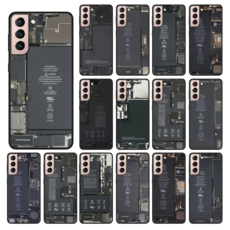 Battery Phone Case for Samsung S23 S22 S20 Ultra S20 S22 S21 S10 S9 Plus S10E S20FE Note10Plus Note20 9 Motherboard Circuit
Battery Phone Case for Samsung S23 S22 S20 Ultra S20 S22 S21 S10 S9 Plus S10E S20FE Note10Plus Note20 9 Motherboard Circuit
