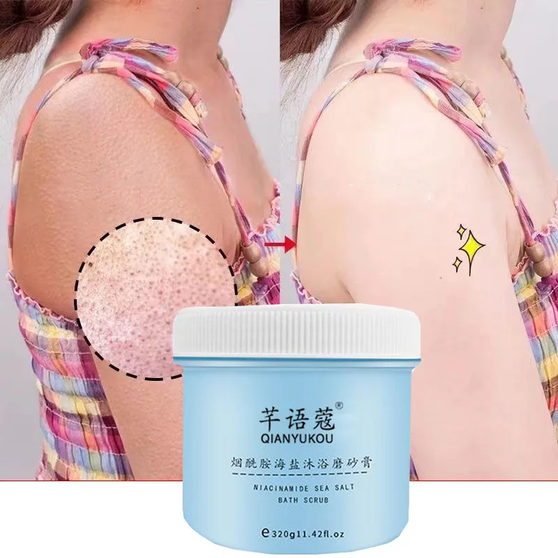 320ml Nicotinamide Sea Salt Bath Body Scrub Exfoliating Whitening Moisturizing Brighten Scrub Skin-Tightrning Paste Skin Care
320ml Nicotinamide Sea Salt Bath Body Scrub Exfoliating Whitening Moisturizing Brighten Scrub Skin-Tightrning Paste Skin Care