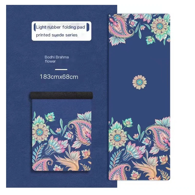 Natural Rubber Suede Printed Yoga Mat, Foldable, Slim, Portable, Sweat Absorbing, Meditation Aesthetics, DIY, 183x68x0.1mm
Natural Rubber Suede Printed Yoga Mat, Foldable, Slim, Portable, Sweat Absorbing, Meditation Aesthetics, DIY, 183x68x0.1mm