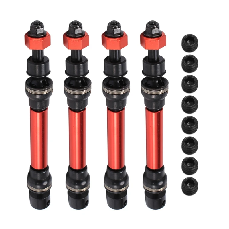 4Pcs Metal Steel Front And Rear Drive Shaft CVD For Arrma 1/10 Typhon SENTON Granite VORTEKS Big Rock Upgrade Parts
4Pcs Metal Steel Front And Rear Drive Shaft CVD For Arrma 1/10 Typhon SENTON Granite VORTEKS Big Rock Upgrade Parts