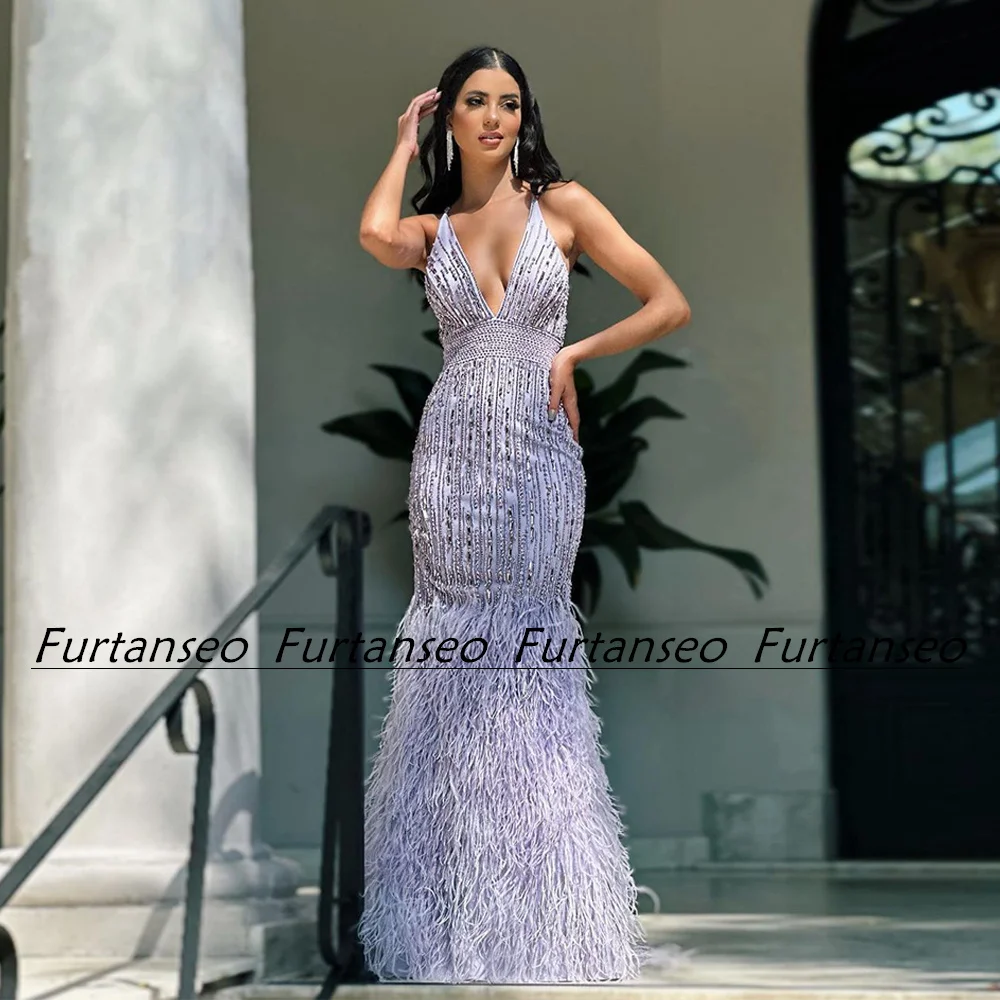 Женское вечернее платье-русалка без рукавов, с лямкой на шее
Женское вечернее платье-русалка без рукавов, с лямкой на шее