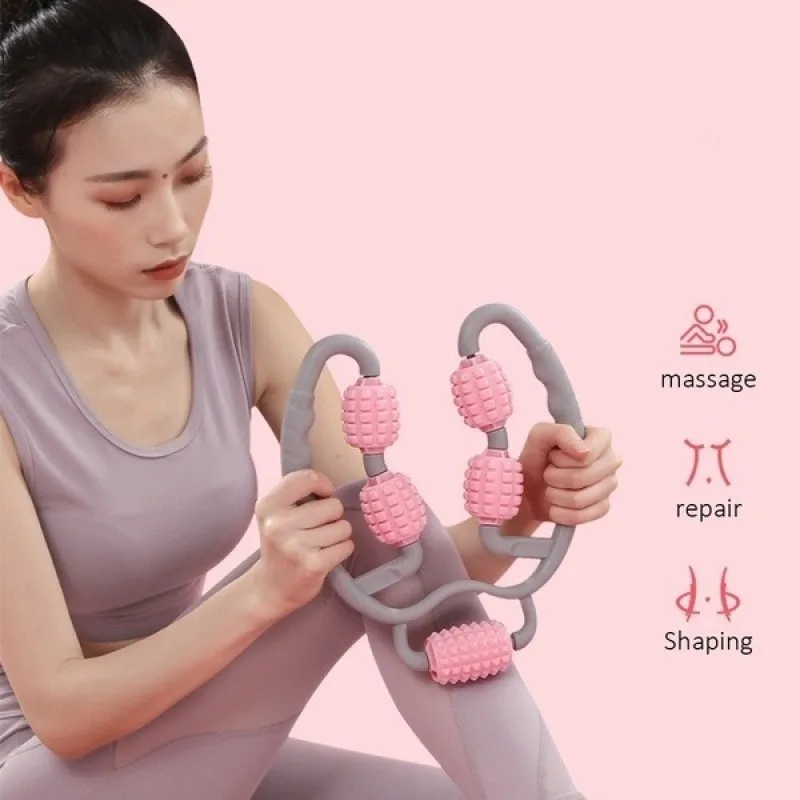 Yoga Circle Muscle Massager Roller Trigger Roller for Calves Legs Arms Shin Splints Massage Tool to Relieve Soreness Stiffness
Yoga Circle Muscle Massager Roller Trigger Roller for Calves Legs Arms Shin Splints Massage Tool to Relieve Soreness Stiffness