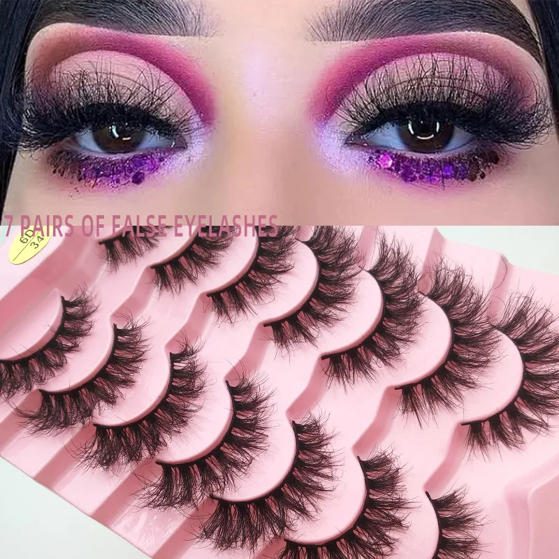 7Pairs Fiber Fried Hair Explosive Hair False Eyelashes Manufacturers Cross-border Thick Fluffy Mink Hair
7Pairs Fiber Fried Hair Explosive Hair False Eyelashes Manufacturers Cross-border Thick Fluffy Mink Hair