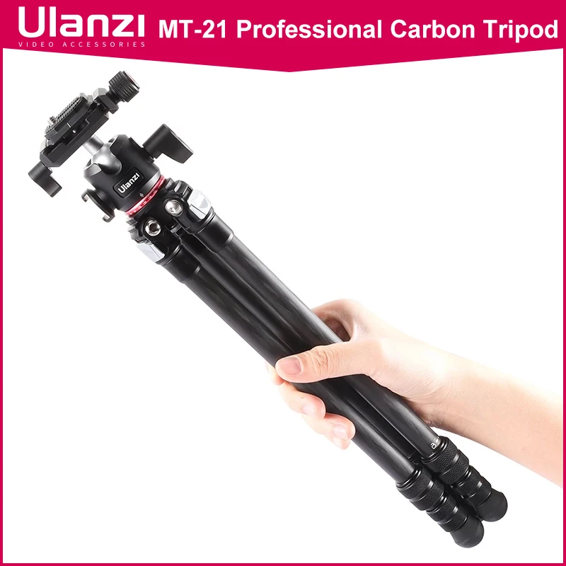 Ulanzi MT-21 Professional Carbon Tripod Monopod Lightweight Compact Tripod for Digital DSLR Camera
Ulanzi MT-21 Professional Carbon Tripod Monopod Lightweight Compact Tripod for Digital DSLR Camera