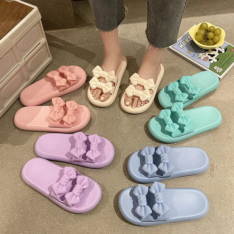 2022 NEW Bowtie Outdoor Beach Slides Woman Comfortable Soft Jelly Shoes Dropshipping Summer Casual Candy Color Flat Slippers
2022 NEW Bowtie Outdoor Beach Slides Woman Comfortable Soft Jelly Shoes Dropshipping Summer Casual Candy Color Flat Slippers