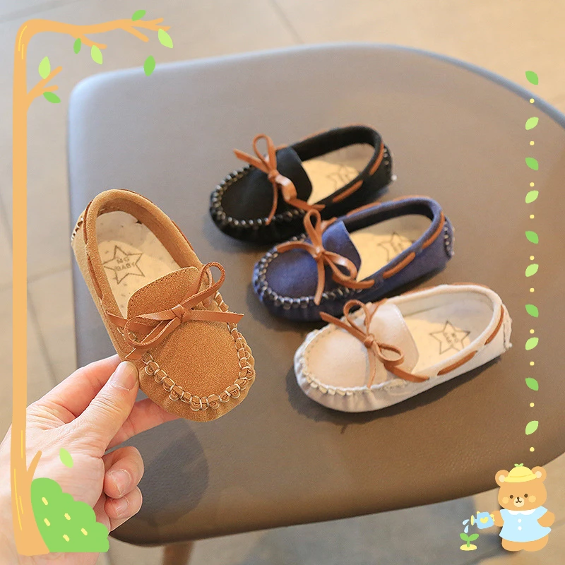 2022 Spring New Children's Beanie Shoes Soft Bottom Bow Girls Leather Shoes Slip on Boys Shoes
2022 Spring New Children's Beanie Shoes Soft Bottom Bow Girls Leather Shoes Slip on Boys Shoes