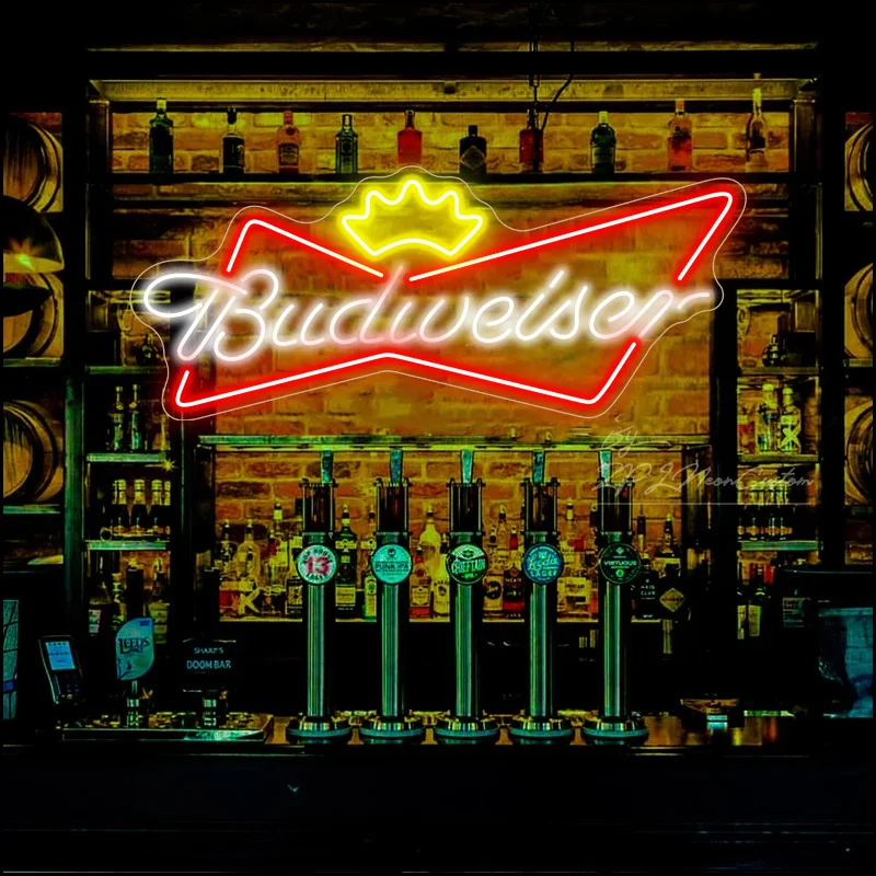 Индивидуальный Светодиодный неоновый светильник Budweiser для пива, бара, магазина, украшение для дома, стены, спальни вечерние, декоративная кр...
Индивидуальный Светодиодный неоновый светильник Budweiser для пива, бара, магазина, украшение для дома, стены, спальни вечерние, декоративная кр...
