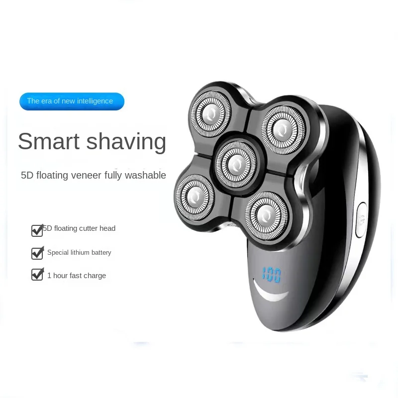 Electric Razor Waterproof Men's Shaver 5 Floating Heads Hair Clipper Shaving Machine Wet & Dry Beard Trimmer Fast Charging
Electric Razor Waterproof Men's Shaver 5 Floating Heads Hair Clipper Shaving Machine Wet & Dry Beard Trimmer Fast Charging