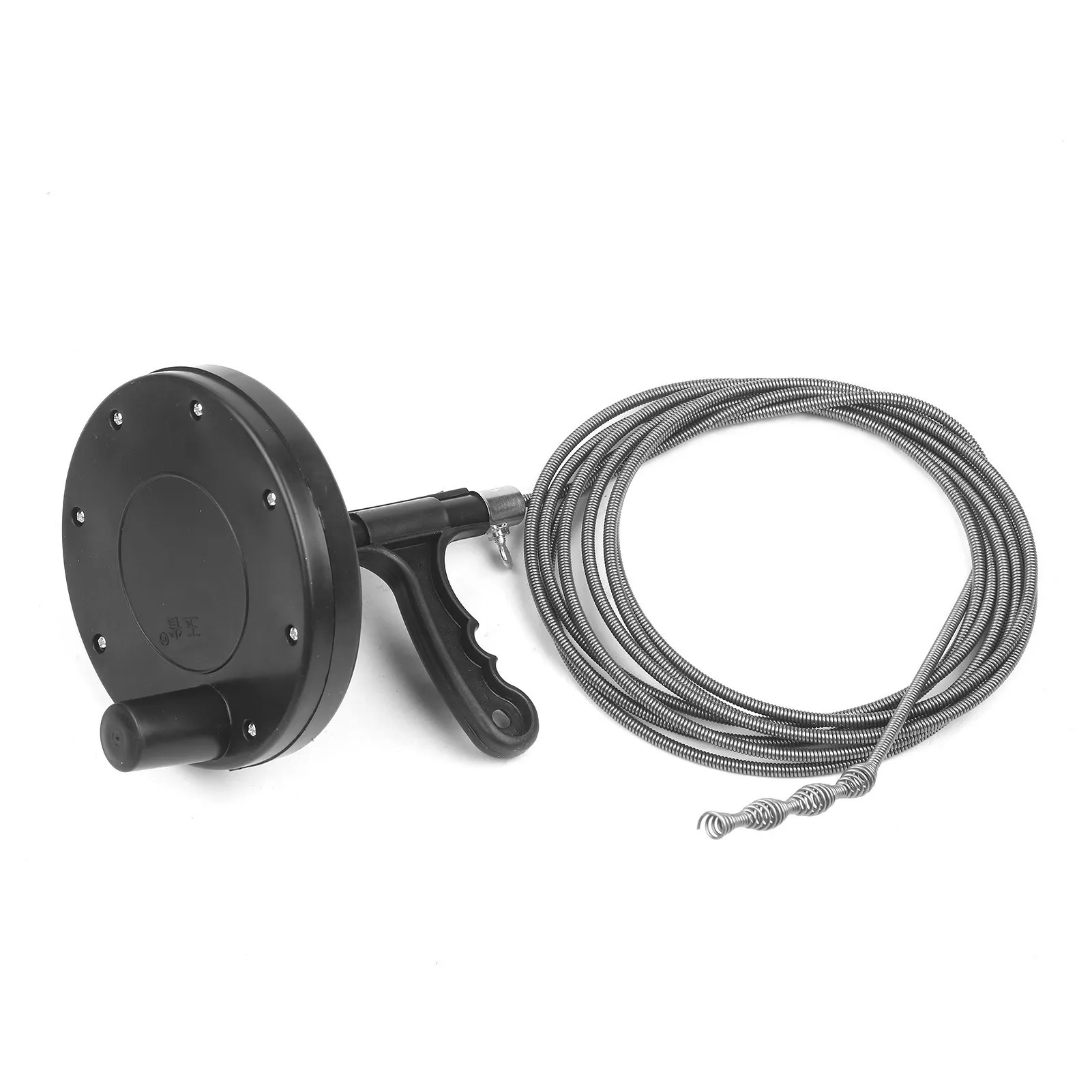 Cable Auger Plumber's Snake Flexible Steel Cable with Spool Hand Crank Shower Sink Toilet
Cable Auger Plumber's Snake Flexible Steel Cable with Spool Hand Crank Shower Sink Toilet
