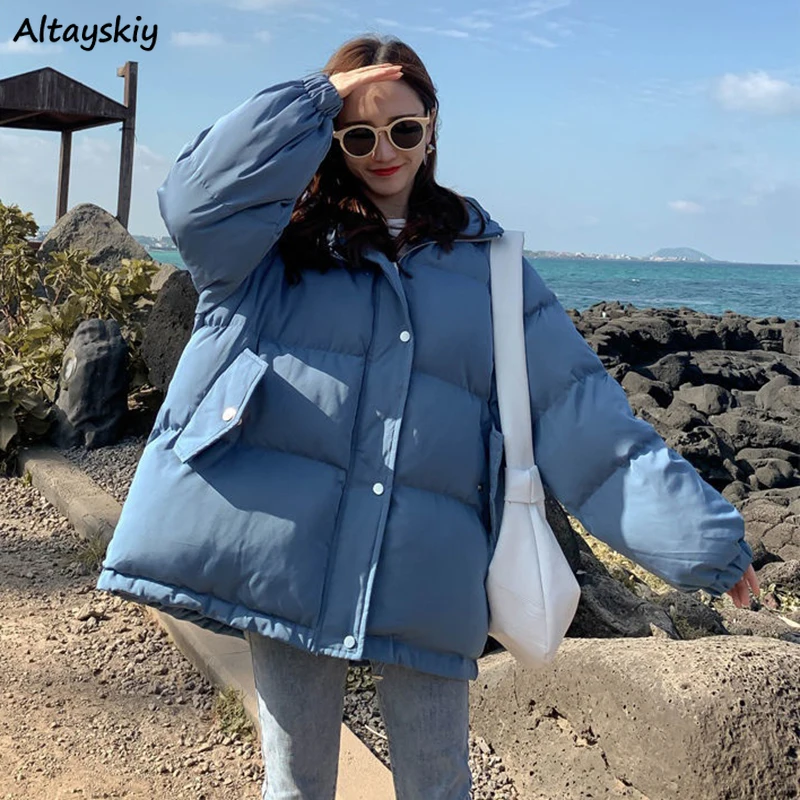 Short Style Parkas Women Solid Hooded Warm Winter Korean Fashion All-match Womens Zipper Trendy Female 6 Colors Casual Simple
Short Style Parkas Women Solid Hooded Warm Winter Korean Fashion All-match Womens Zipper Trendy Female 6 Colors Casual Simple