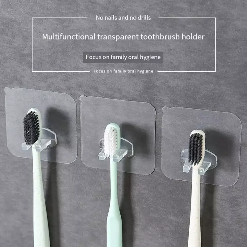 4pcs Removable Toothbrush Holder Transparent Travel Stand Toilet Shaver Organizer Kids Tooth Brush Storage Rack Bathroom Gadgets
4pcs Removable Toothbrush Holder Transparent Travel Stand Toilet Shaver Organizer Kids Tooth Brush Storage Rack Bathroom Gadgets