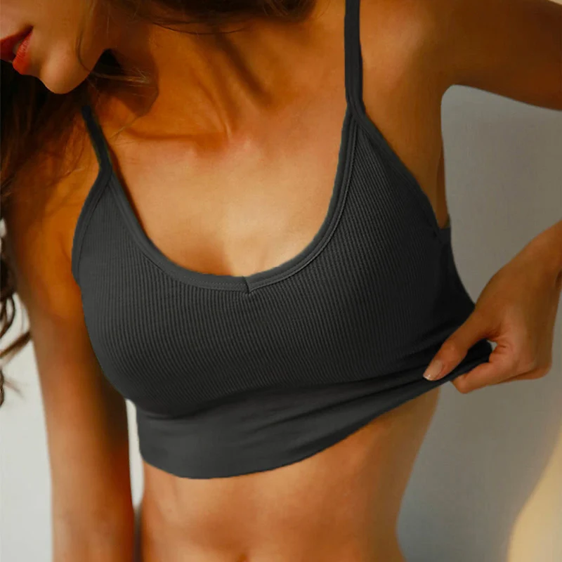 Women Tank Crop Top Bra Underwear Seamless Tube Top Back Hollow Lingerie Wire Free Intimates With Removable Padded Ropa Mujer
Women Tank Crop Top Bra Underwear Seamless Tube Top Back Hollow Lingerie Wire Free Intimates With Removable Padded Ropa Mujer