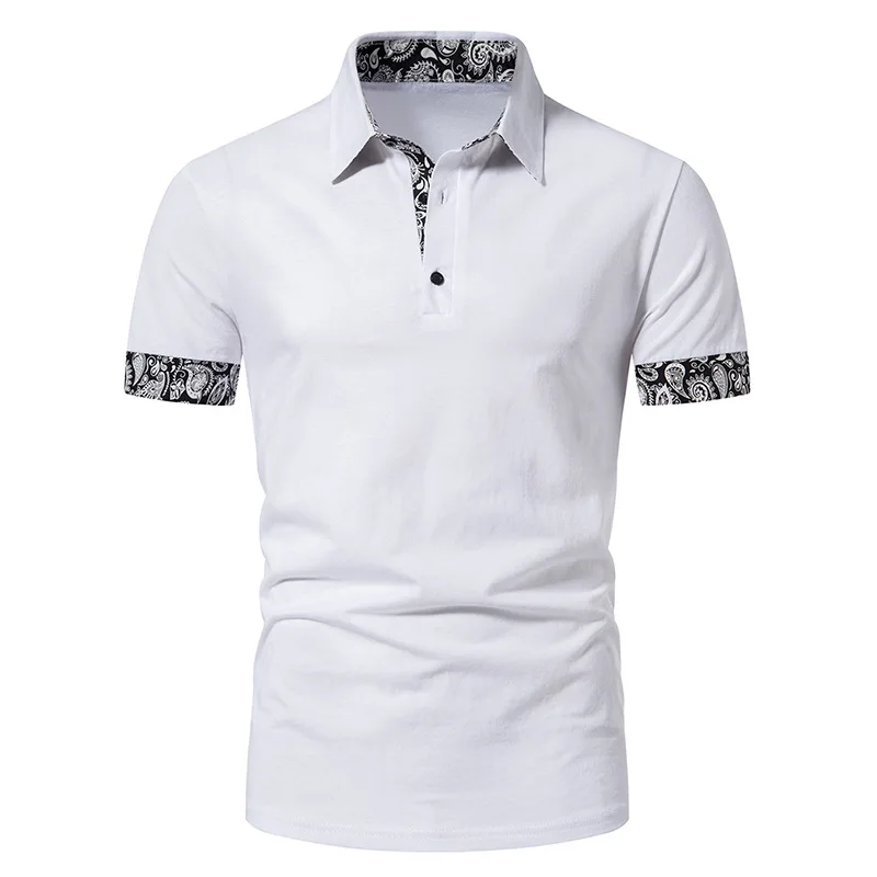 Mens Paisley Floral Patchwork Polo T Shirt 2023 Summer Brand Casual Short Sleeve Golf T Shirts Men Outdoor Polos Tshirt Hombre 
Mens Paisley Floral Patchwork Polo T Shirt 2023 Summer Brand Casual Short Sleeve Golf T Shirts Men Outdoor Polos Tshirt Hombre