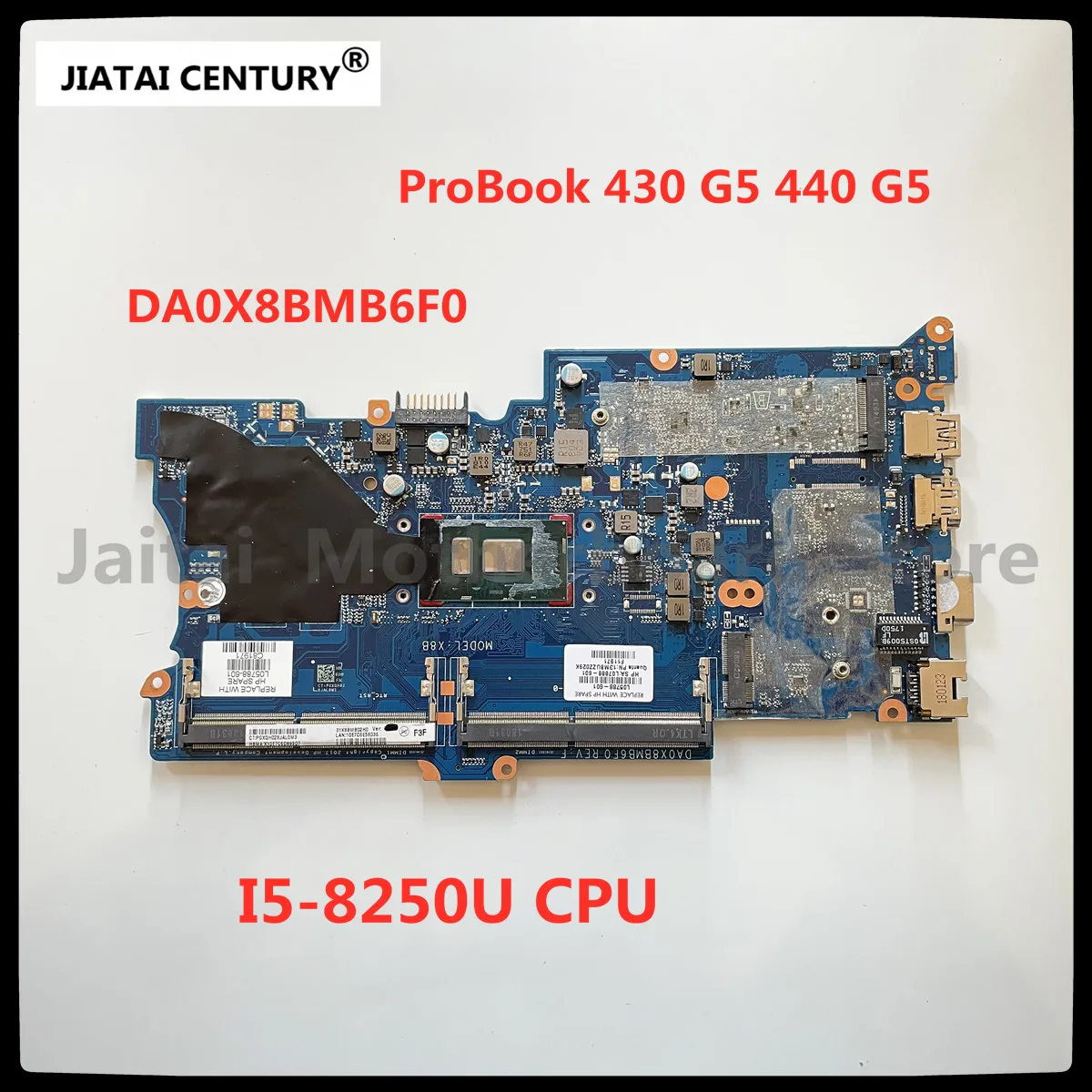 Материнская плата для ноутбука HP ProBook 430 G5 440 L01039-001 DA0X8BMB6F0 с процессором SR3LA i5-8250U DDR4