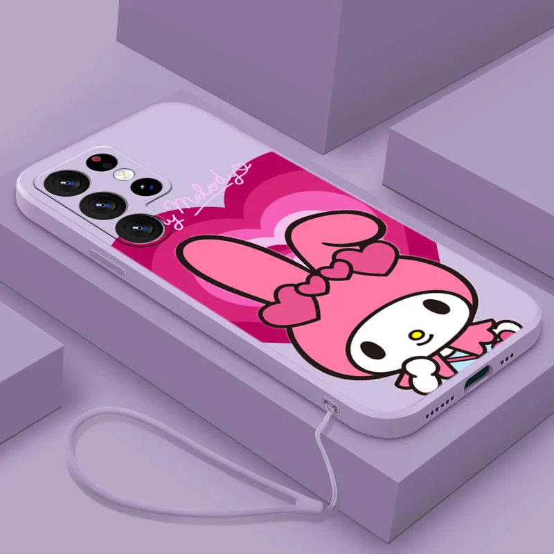 Melody Kuromi Clear Anime Phone Case For Samsung S23 S22 S21 S20 Fe S10 Note 20 10 Ultra Lite Plus Liquid Rope Funda Cover
Melody Kuromi Clear Anime Phone Case For Samsung S23 S22 S21 S20 Fe S10 Note 20 10 Ultra Lite Plus Liquid Rope Funda Cover