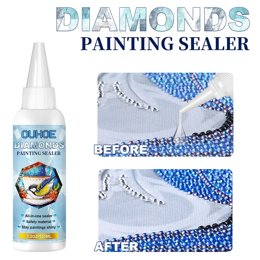 100ml DIY diamond Painting Conserver Permanent Hold Shine Effect Sealer Painting Anti-Fade Brightener Glue Repair Agent Accessor
100ml DIY diamond Painting Conserver Permanent Hold Shine Effect Sealer Painting Anti-Fade Brightener Glue Repair Agent Accessor
