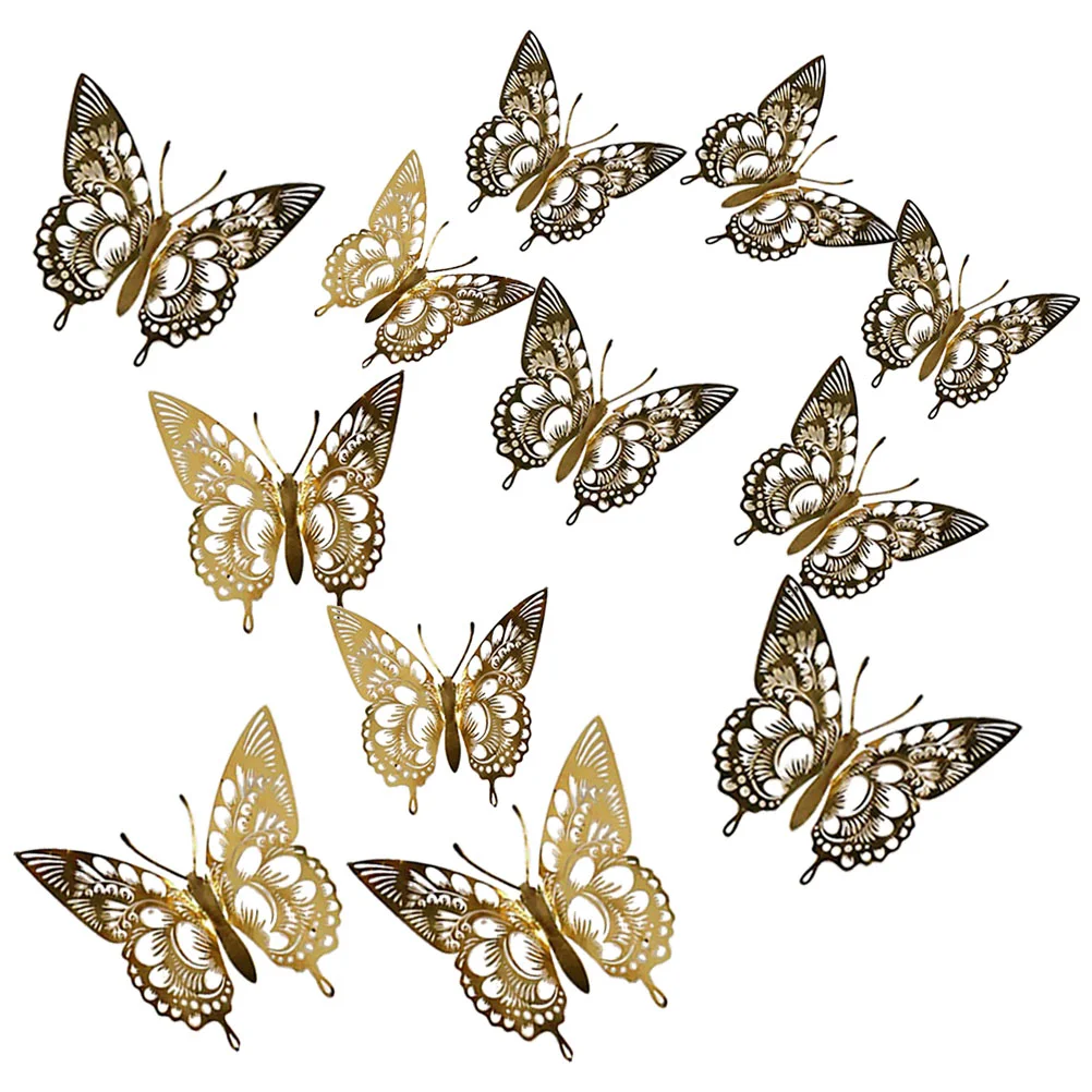 Wall Butterflies 3D Decor Stickers Decorations Sticker Black Decal Decals Cake Gold Bedroom Hollow Out Mirror Mural Decoration
Wall Butterflies 3D Decor Stickers Decorations Sticker Black Decal Decals Cake Gold Bedroom Hollow Out Mirror Mural Decoration