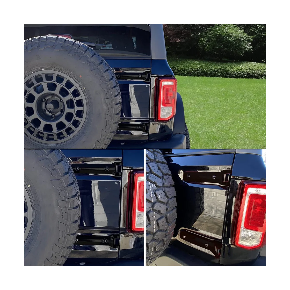 Крышка петли задней двери для Ford Bronco 2021 2022 2023 аксессуары (черный)
Крышка петли задней двери для Ford Bronco 2021 2022 2023 аксессуары (черный)