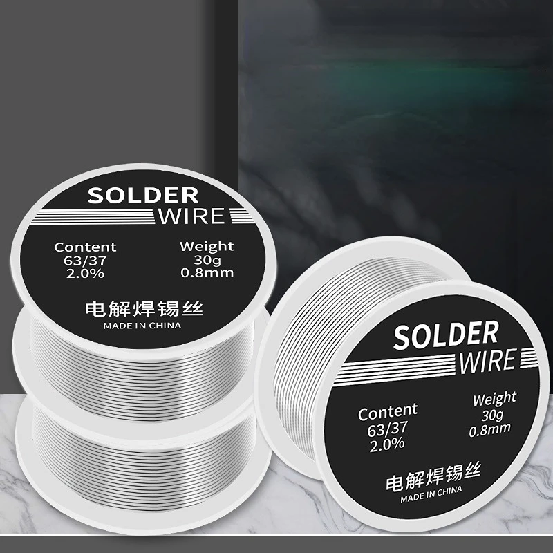 1/3/5/10 rolls 30g 0.8mm Welding Solder Wire High Purity Low Fusion Spot Rosin Core Soldering Wire Roll 2.0% Tin Welding Tool
1/3/5/10 rolls 30g 0.8mm Welding Solder Wire High Purity Low Fusion Spot Rosin Core Soldering Wire Roll 2.0% Tin Welding Tool
