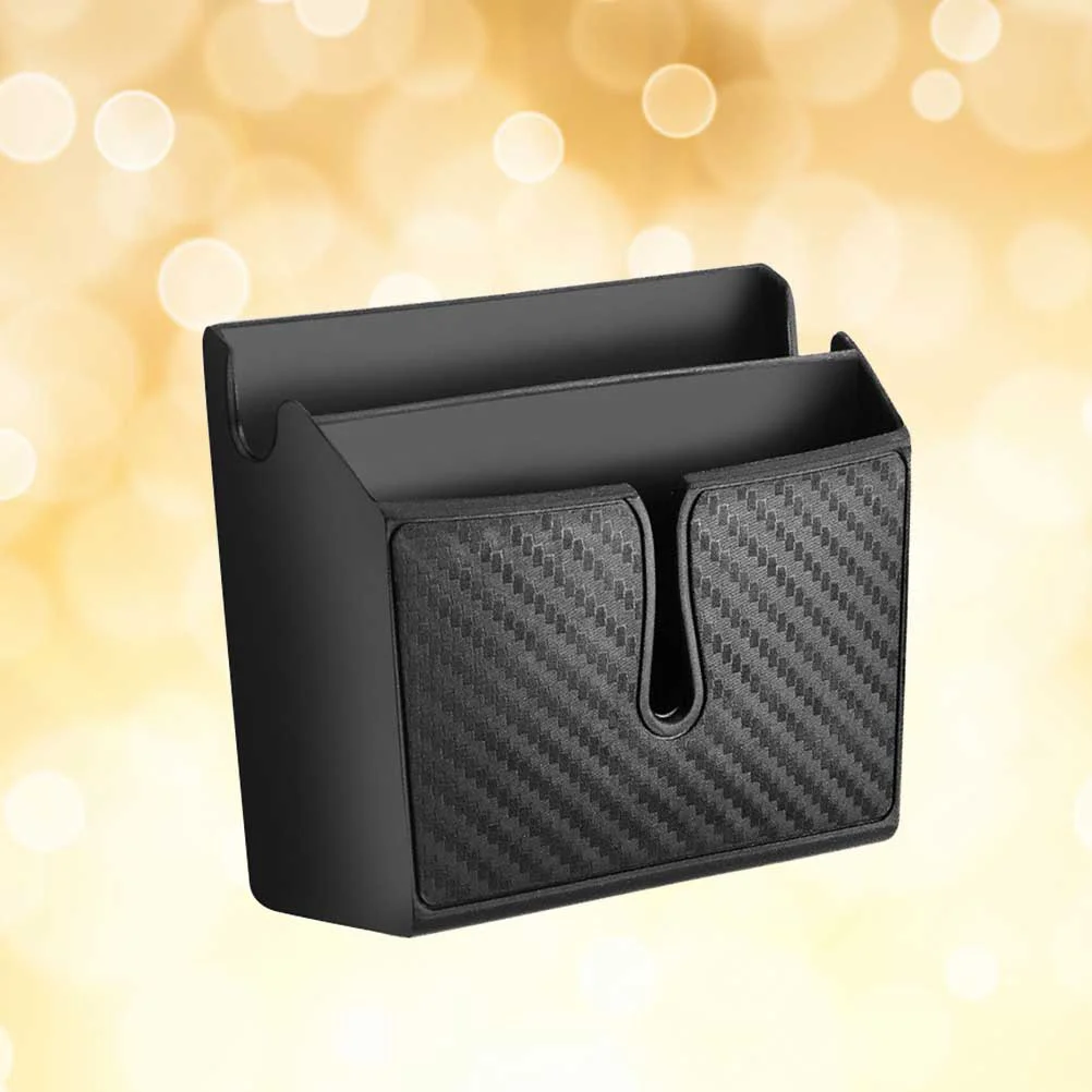 Adhesive Car Storage Box Carbon Fiber Container Organizers Phone Holder for Car - Small Size
Adhesive Car Storage Box Carbon Fiber Container Organizers Phone Holder for Car - Small Size