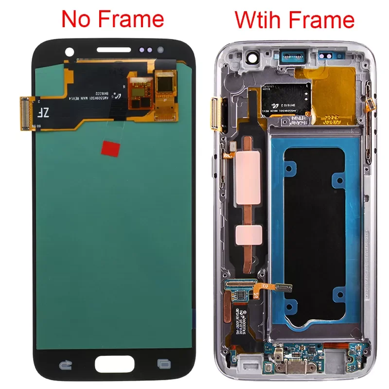 Original G930F Display For Samsung Galaxy S7 G930F LCD With Frame 5.1" S7 SM-G930F Display LCD Touch Screen Parts
Original G930F Display For Samsung Galaxy S7 G930F LCD With Frame 5.1" S7 SM-G930F Display LCD Touch Screen Parts