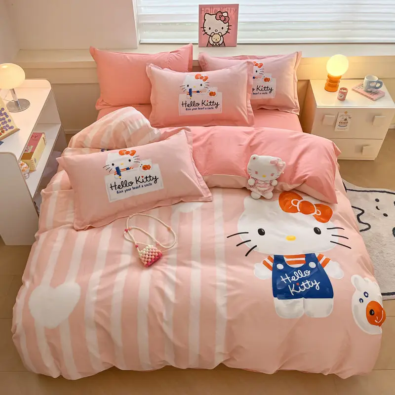 Hello Kitty Cinnamoroll Anime Sanrio Kawaii Cotton Kids Blanket Bed Cover Cute My Melody Sheet 4 3-Piece Set Comforter Kids Toy
Hello Kitty Cinnamoroll Anime Sanrio Kawaii Cotton Kids Blanket Bed Cover Cute My Melody Sheet 4 3-Piece Set Comforter Kids Toy
