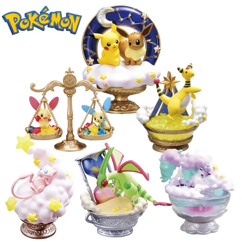 Original Re-ment Pokemon Starrium Series 2 Pikachu Eevee Ponyta Plusle Minun Flygon Mew Action Figure Model Toys Birthday Gifts
Original Re-ment Pokemon Starrium Series 2 Pikachu Eevee Ponyta Plusle Minun Flygon Mew Action Figure Model Toys Birthday Gifts