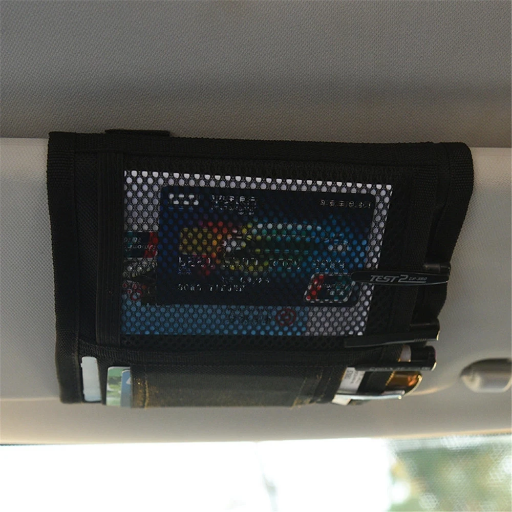 Universal Car Auto Visor Organizer Holder Case Black Interior Equippments For Card Glasses Car Stowing Tidying Accessories
Universal Car Auto Visor Organizer Holder Case Black Interior Equippments For Card Glasses Car Stowing Tidying Accessories