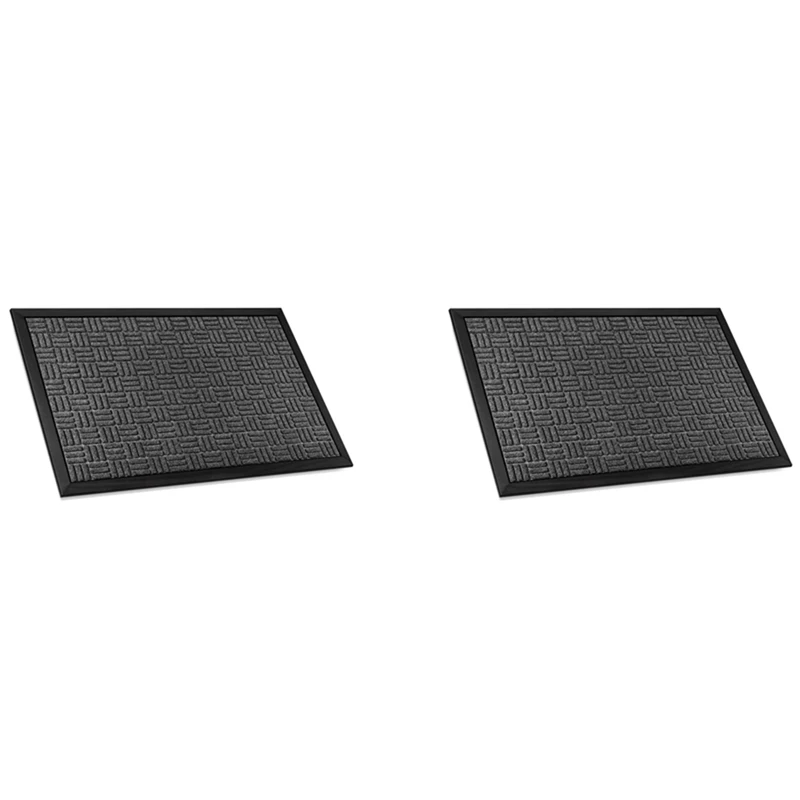 2X Entrance Door Mat Large Heavy Duty Front Outdoor Rug Non-Slip Welcome Doormat For Entry, 24 X 36 Inch, Grey
2X Entrance Door Mat Large Heavy Duty Front Outdoor Rug Non-Slip Welcome Doormat For Entry, 24 X 36 Inch, Grey