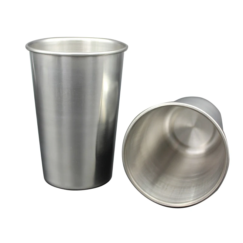 

Stainless Steel Metal Beer Cup Wine Cups Coffee Tumbler Tea Milk Mugs Home Dining Accessories 1PC 30ml/70ml/180ml/320ml