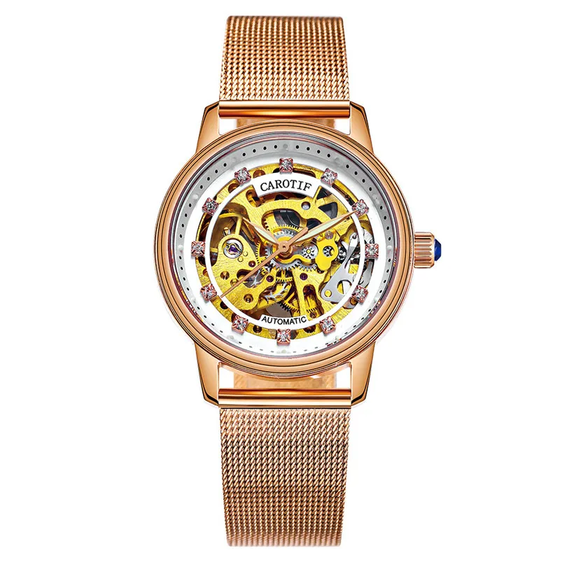 Automatic Mechanical Watch Women Luxury Brand Elegant Ladies Watch Rose Gold Stainless Steel Waterproof Wristwatches 2022
Automatic Mechanical Watch Women Luxury Brand Elegant Ladies Watch Rose Gold Stainless Steel Waterproof Wristwatches 2022