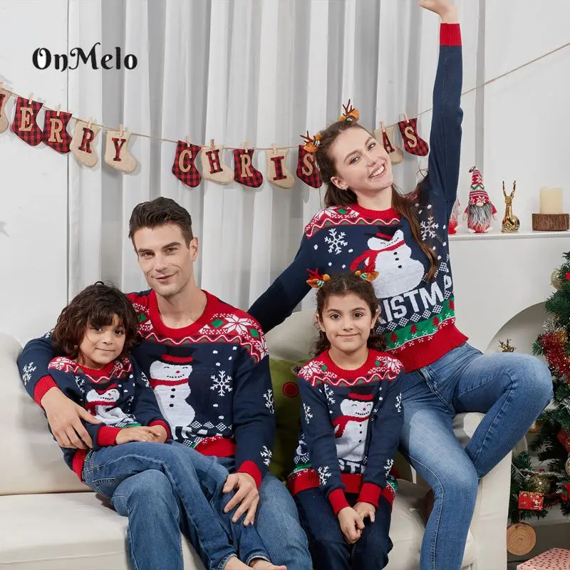 OnMelo Family Matching Clothes Christmas Pajamas Set Mother Father Kids Sweater Matching Outfits Boy Girl Snowman Print Pyjamas
OnMelo Family Matching Clothes Christmas Pajamas Set Mother Father Kids Sweater Matching Outfits Boy Girl Snowman Print Pyjamas