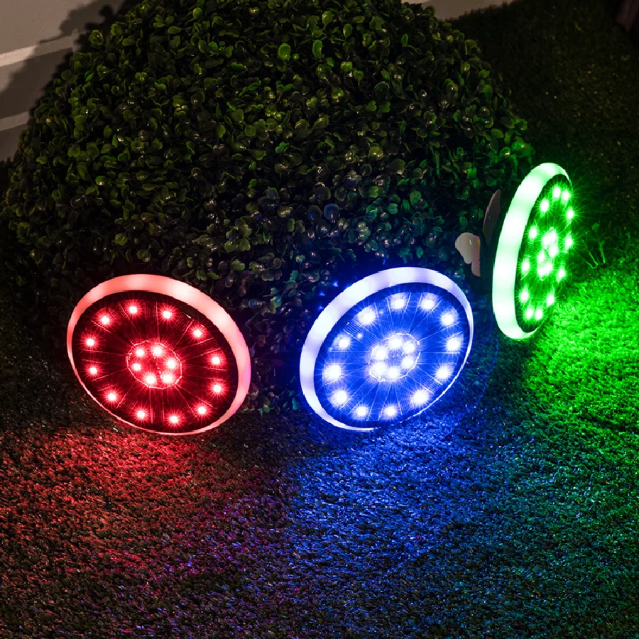 LukLoy LED Solar Light RGB Solar Underground Light 30 LED Garden Lawn Ground Waterproof Outdoor Colorful Round Pathway Light
LukLoy LED Solar Light RGB Solar Underground Light 30 LED Garden Lawn Ground Waterproof Outdoor Colorful Round Pathway Light