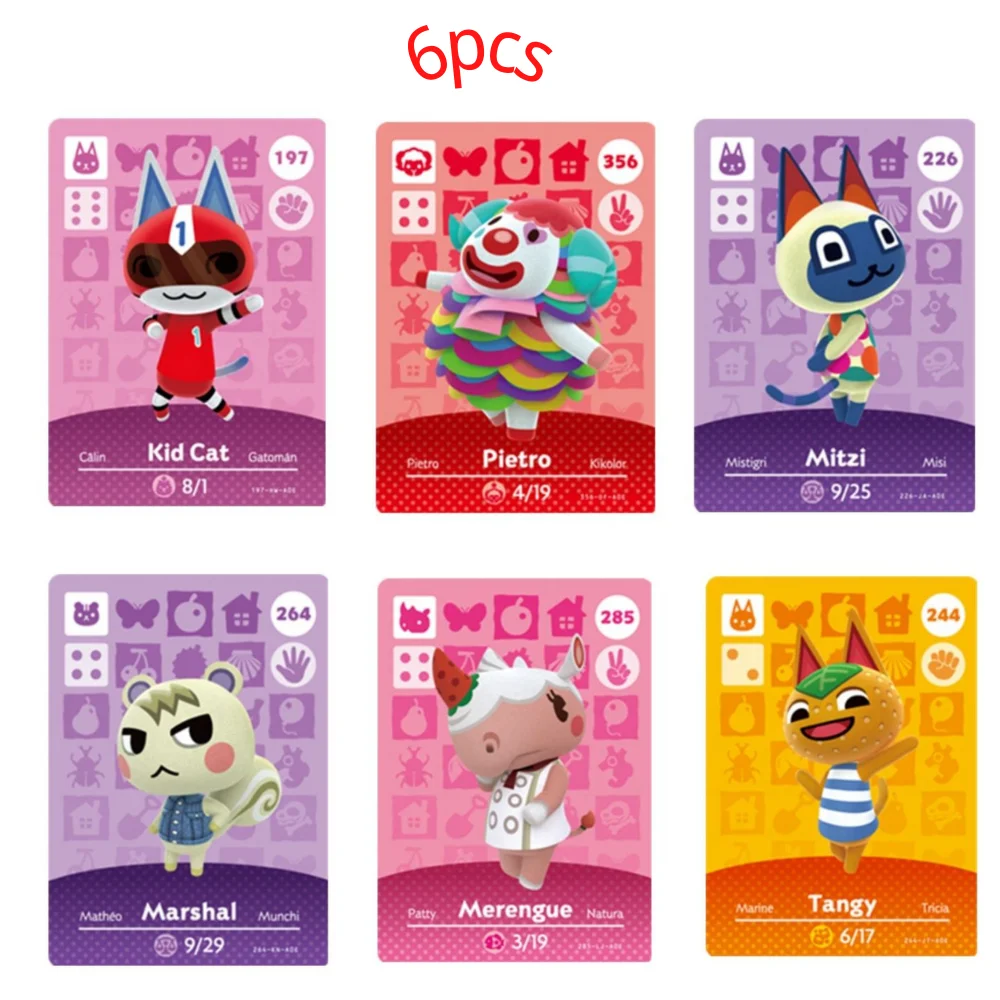 5/6PCS to 386 52Pcs Animals Crossing Amiibo New Cards Game High Quality NFC Cards Animal Cards Tags for NS Switch Wii U Set
5/6PCS to 386 52Pcs Animals Crossing Amiibo New Cards Game High Quality NFC Cards Animal Cards Tags for NS Switch Wii U Set
