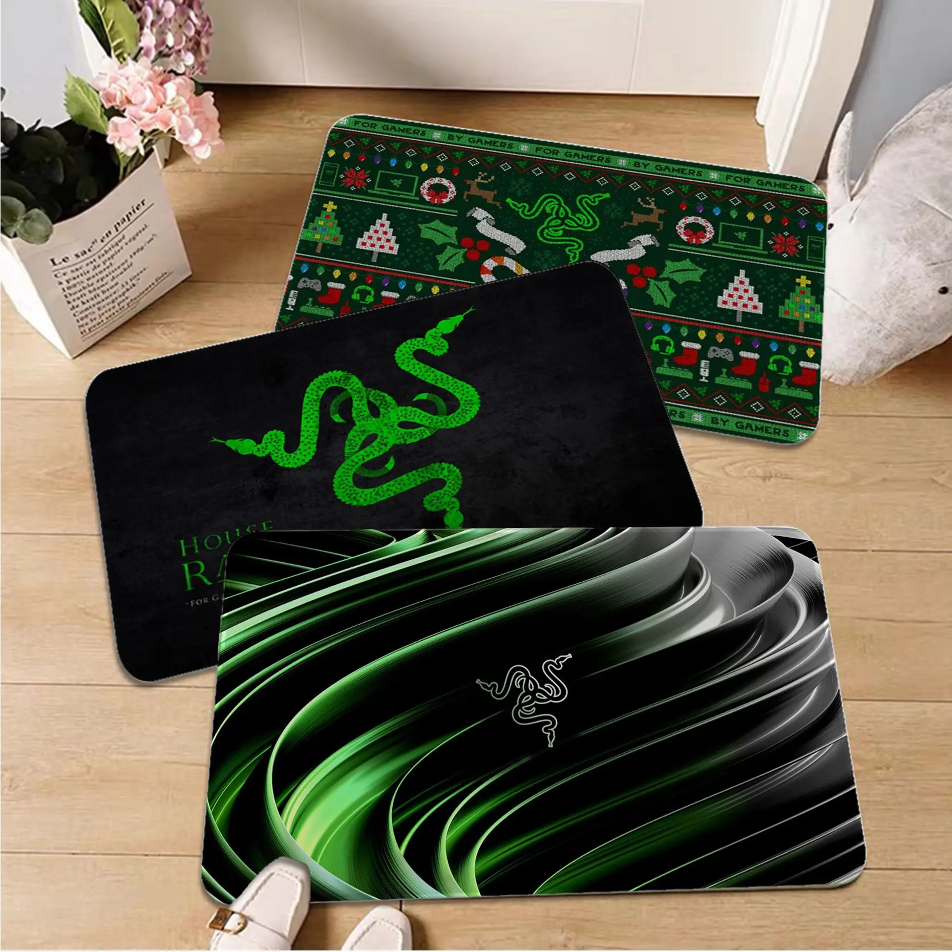 Razer Game Long Rugs Nordic Style Home Doormat Bathroom-Toilet Mats Bedroom Bedside Mats
Razer Game Long Rugs Nordic Style Home Doormat Bathroom-Toilet Mats Bedroom Bedside Mats