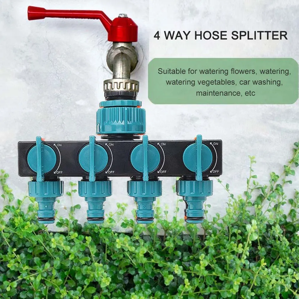 4 Way Hose Splitter, Hose Splitter for Garden 4 Way Shut Off Valve Plastic Hose Nozzles
4 Way Hose Splitter, Hose Splitter for Garden 4 Way Shut Off Valve Plastic Hose Nozzles
