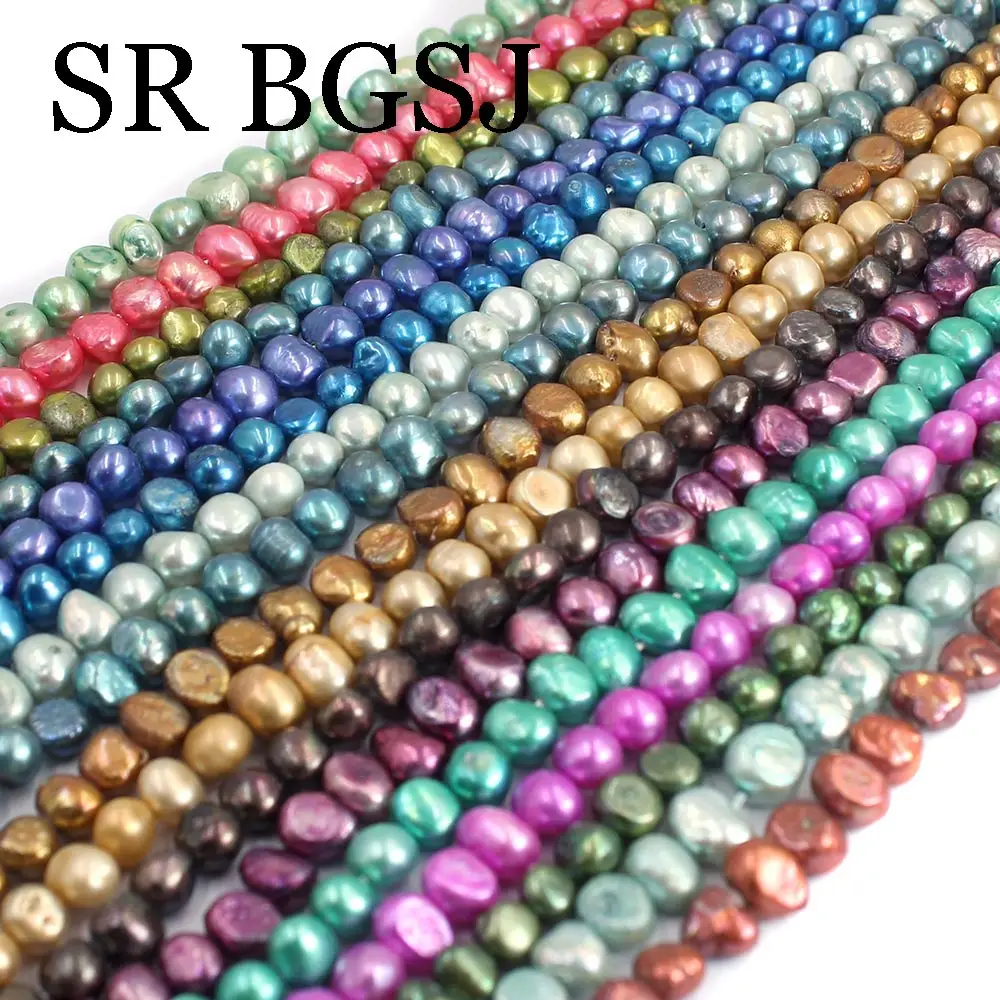 Natural 6-7mm Potato Baroque Freshwater Pearl Loose Spacer Beads for Jewelry DIY Bracelet Necklace Earring Female Elegant Gifts
Natural 6-7mm Potato Baroque Freshwater Pearl Loose Spacer Beads for Jewelry DIY Bracelet Necklace Earring Female Elegant Gifts