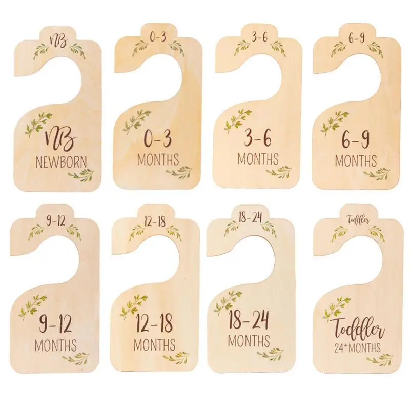 Baby Clothes Dividers Hanger Dividers 8Pcs Wooden Baby Closet Size Dividers Organizer Hanger For Newborn Nursery Decor Infant
Baby Clothes Dividers Hanger Dividers 8Pcs Wooden Baby Closet Size Dividers Organizer Hanger For Newborn Nursery Decor Infant