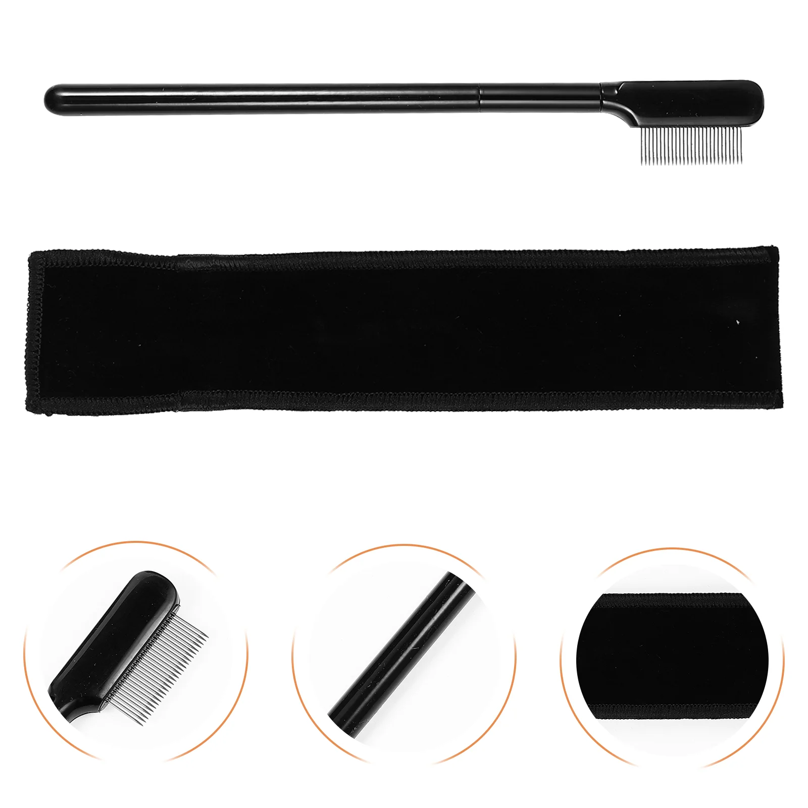 Eyelash Comb Makeup Tool Kit Beauty Black Tint Woman Eyebrow Brush Double Head Long Handle
Eyelash Comb Makeup Tool Kit Beauty Black Tint Woman Eyebrow Brush Double Head Long Handle