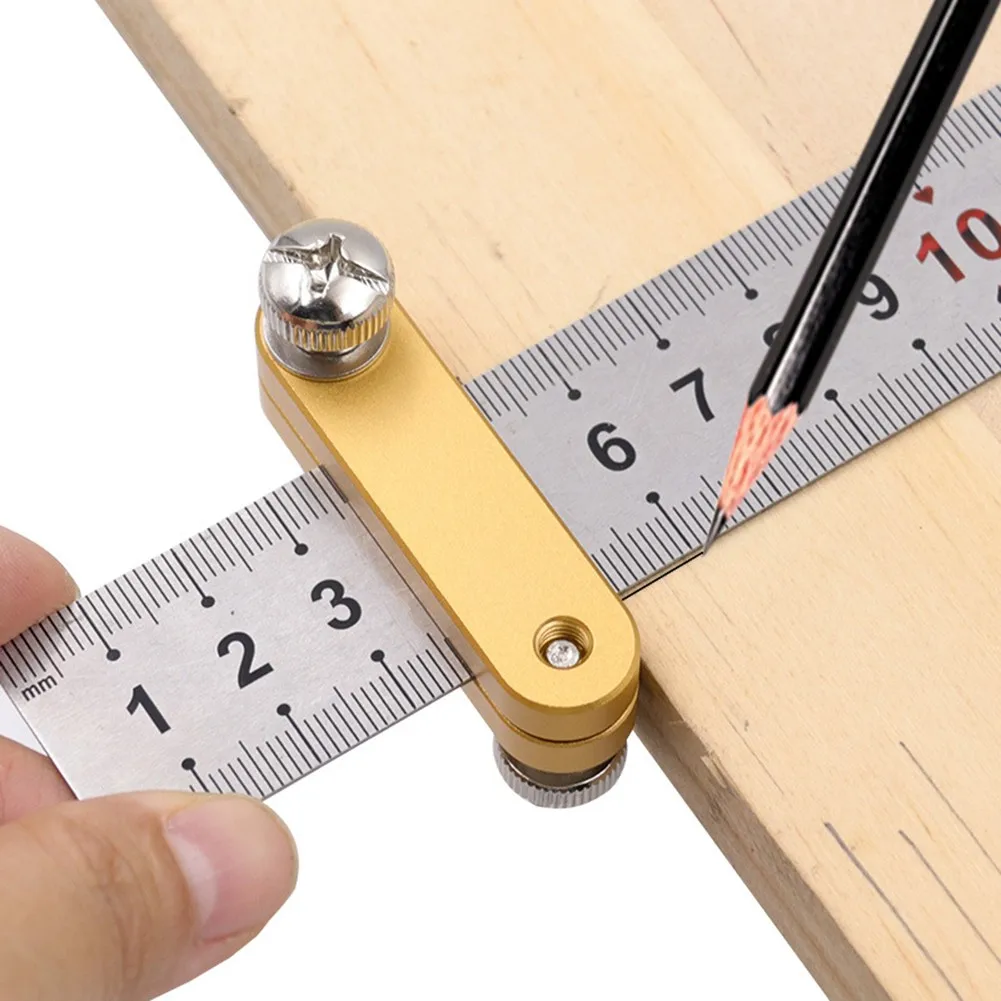 1PC 54*30mm Steel Ruler Positioning Block Scribe Mark Line Gauge Carpenter For Woodworking DIY Measuring Tool
1PC 54*30mm Steel Ruler Positioning Block Scribe Mark Line Gauge Carpenter For Woodworking DIY Measuring Tool