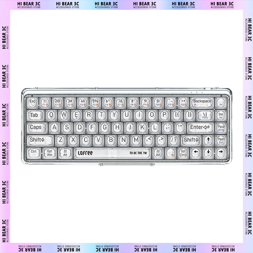 Lofree 1% Transparent Wireless Bluetooth Hotswap Mechanical Keyboard Desktop 68Keys Keyboard for Pc Laptop Gaming Accessories
Lofree 1% Transparent Wireless Bluetooth Hotswap Mechanical Keyboard Desktop 68Keys Keyboard for Pc Laptop Gaming Accessories