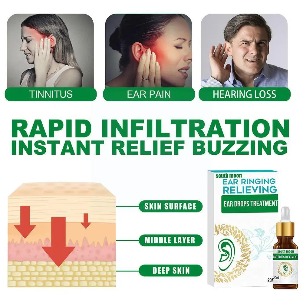 Essential Oil For Tinnitus Symptoms Hearing Impaired Ear Healthy Care Ring Relief Ear Pain Relieve Tinnitus Ear Drops 20ml J0z7
Essential Oil For Tinnitus Symptoms Hearing Impaired Ear Healthy Care Ring Relief Ear Pain Relieve Tinnitus Ear Drops 20ml J0z7