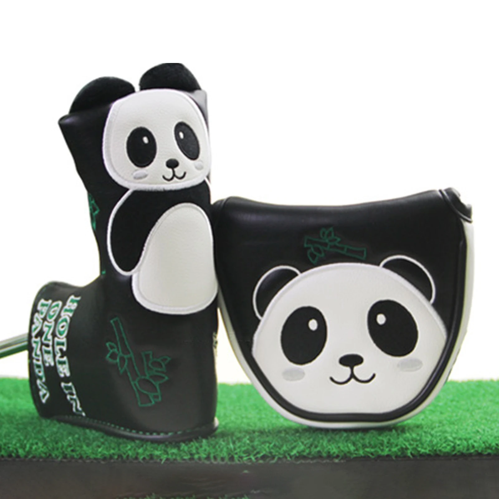 Golf Putter Cover Panda Cartoon Cute Big Semicircle Straight Rod Head Cover Waterproof PU Fabric Large Half Round L-Shaped Rod
Golf Putter Cover Panda Cartoon Cute Big Semicircle Straight Rod Head Cover Waterproof PU Fabric Large Half Round L-Shaped Rod